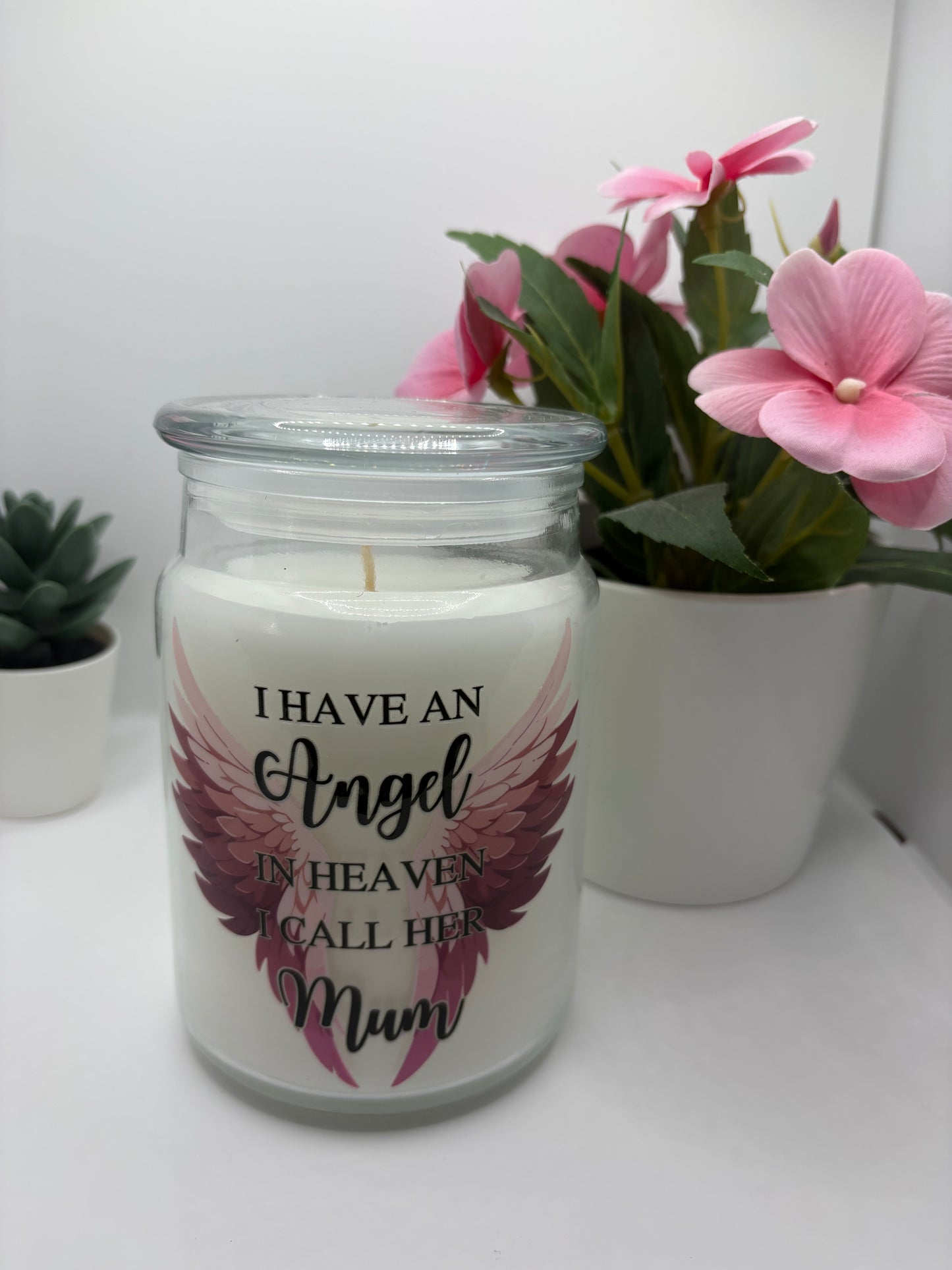 Memorial candle Mum