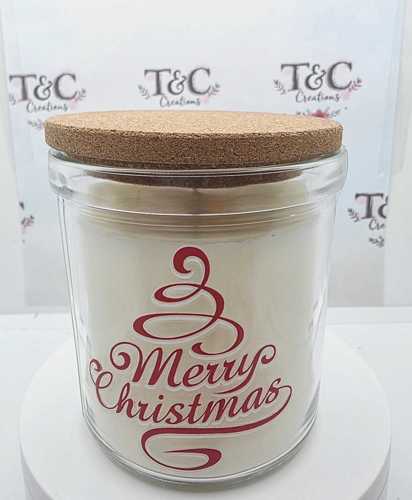 Candle christmas themed