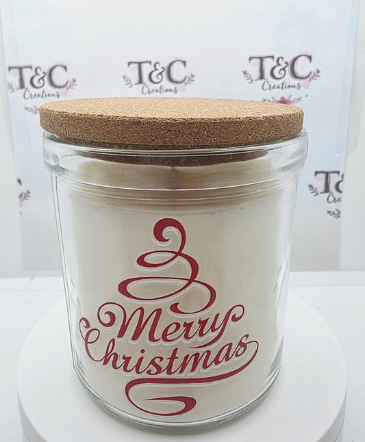 Candle christmas themed