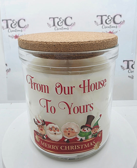 Candle christmas themed our home to yours