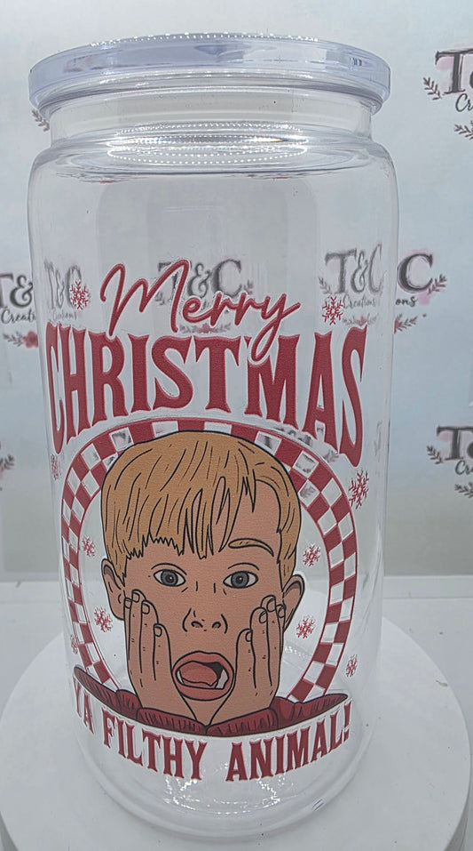 Drinks tumbler "home alone style"