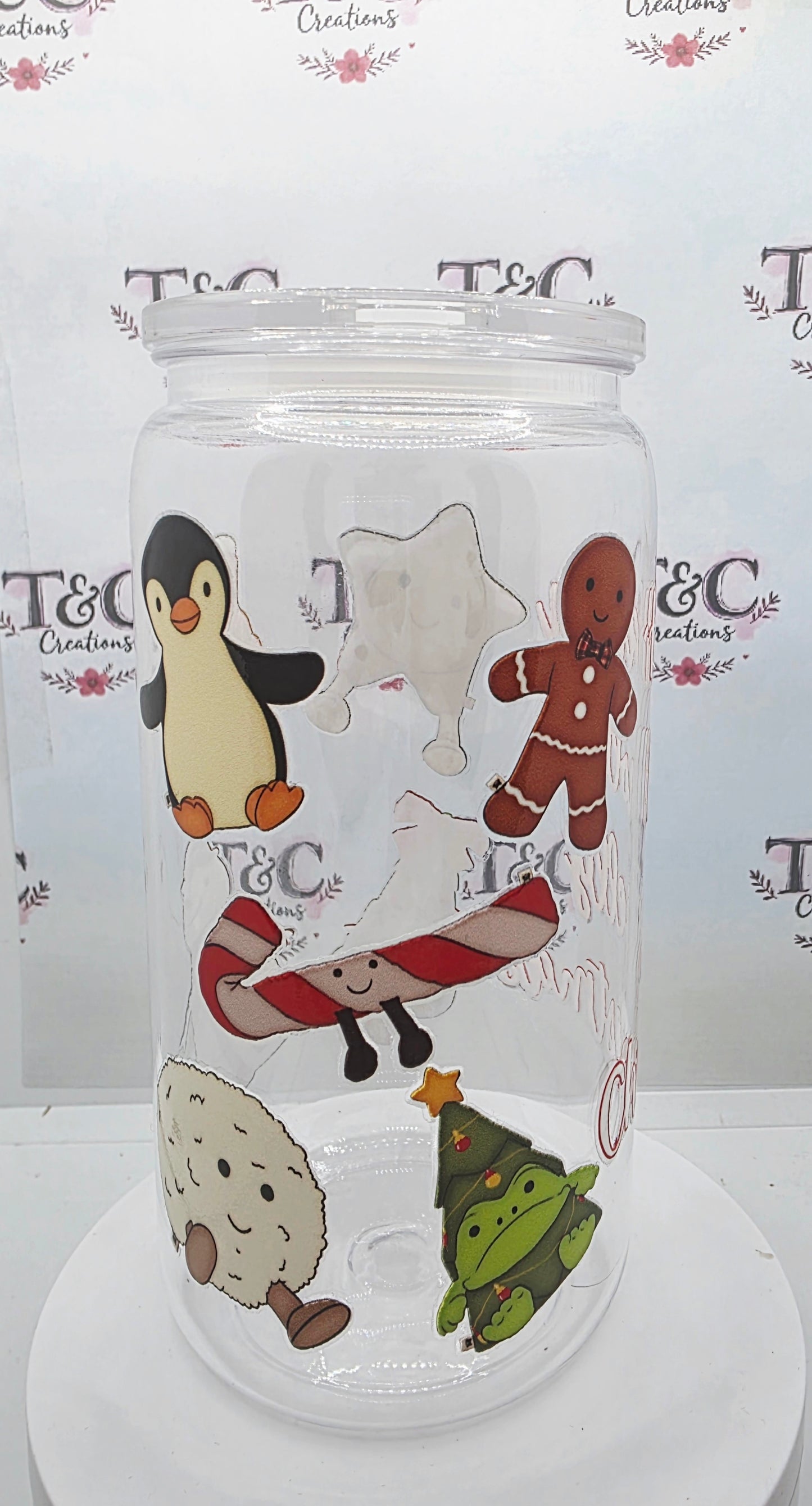 Christmas cold drinks tumbler