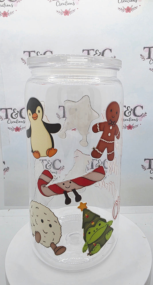 Christmas cold drinks tumbler