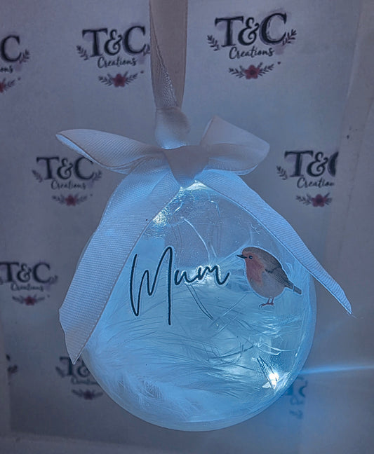 Christmas tree  bauble " mum "