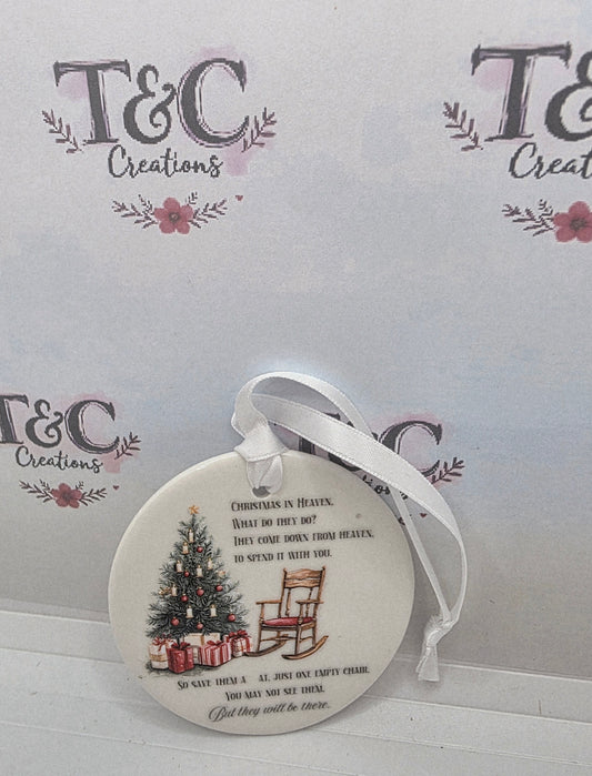 Christmas in heaven  Christmas tree decoration