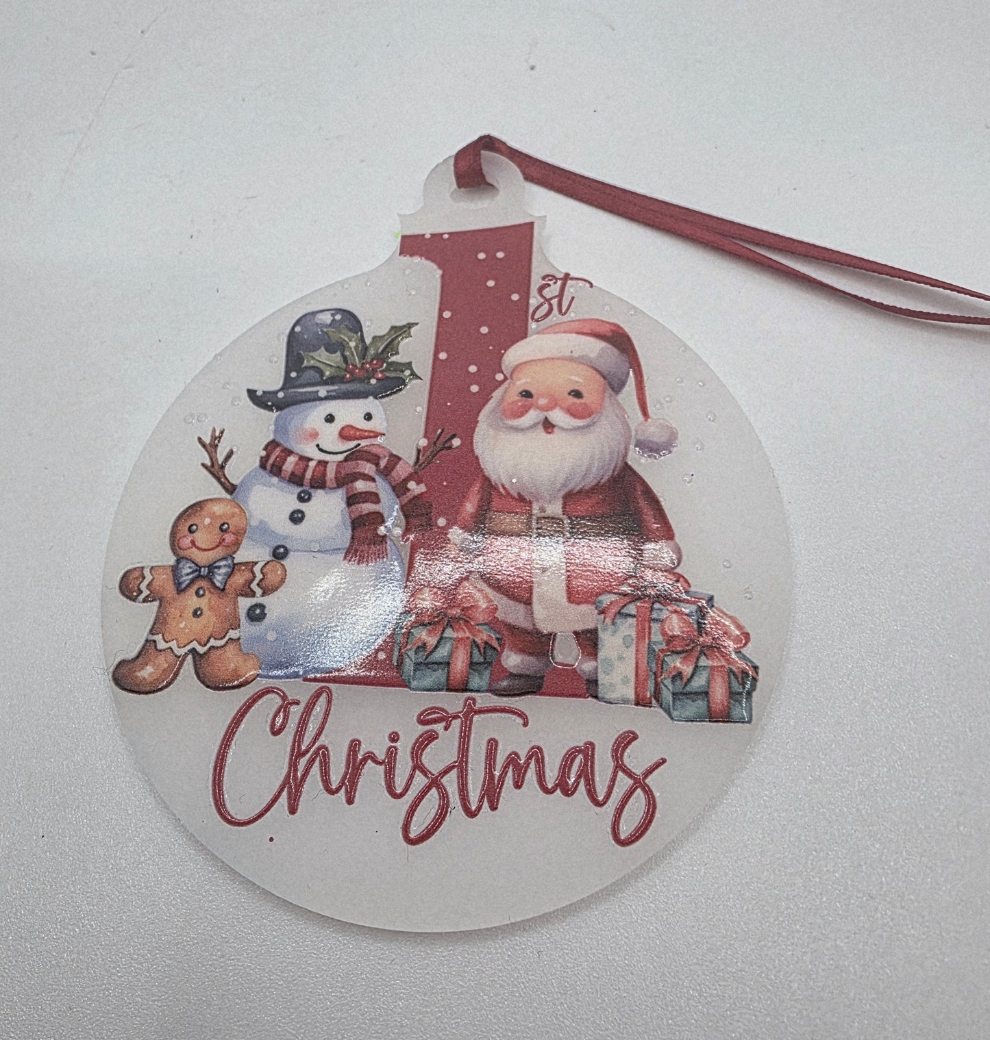 First christmas Christmas tree  decoration