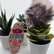 Keyring Scrub Life Decal