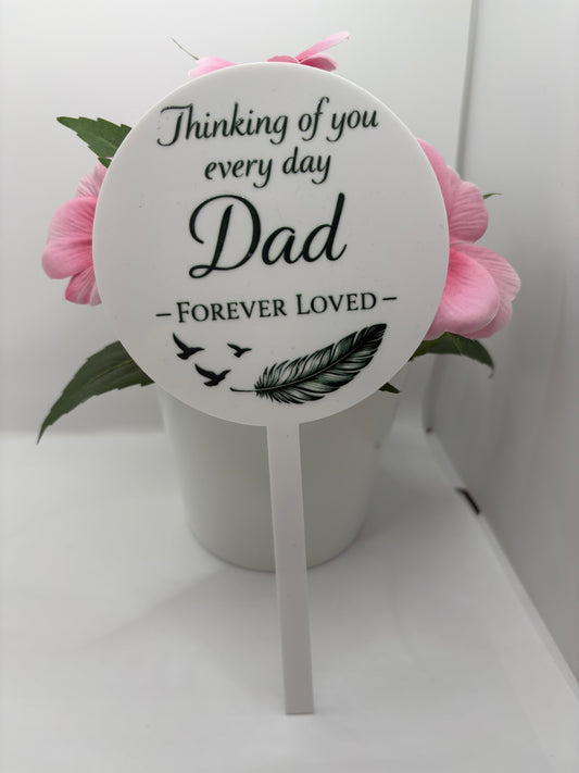 Grave marker/plant pot marker