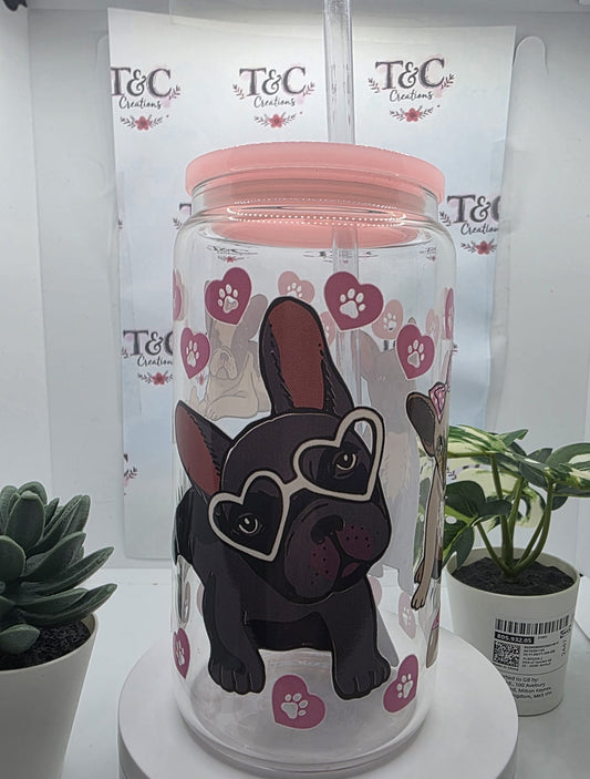 16 Oz Acrylic Tumbler “Dogs” Decal